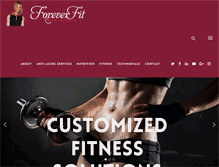 Tablet Screenshot of foreverfitwithmichele.com
